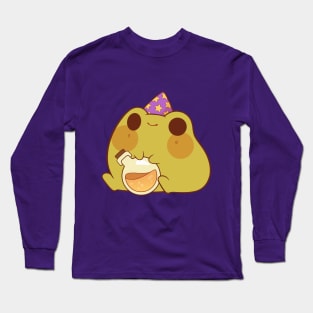 Wizard frog with potion Long Sleeve T-Shirt